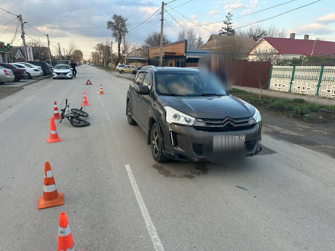 В Красногвардейском районе сбили ребёнка на велосипеде