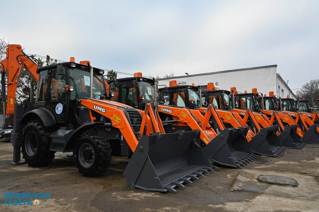 "Крымавтодор" приобрёл 42 единицы новой дорожно-строительной техники