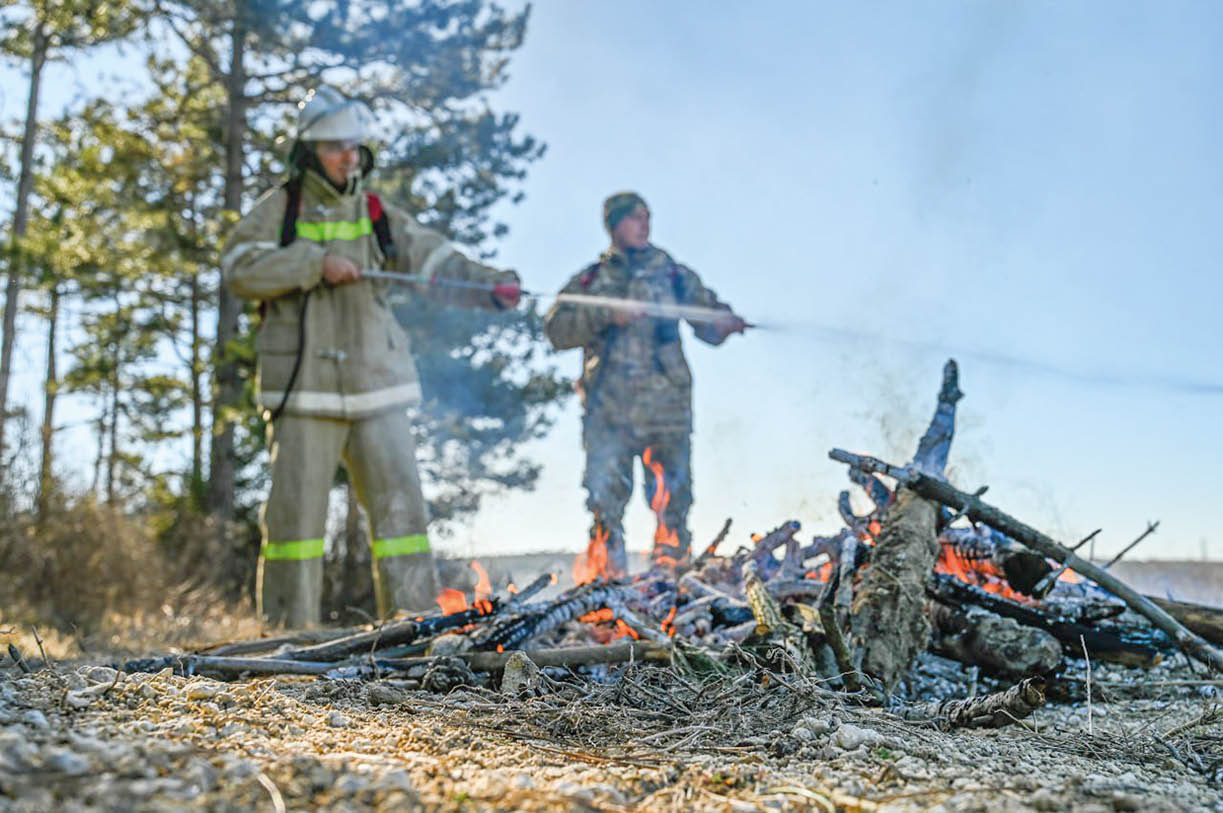 Более 40% населённых пунктов Крыма подвержены лесным и ландшафтным пожарам
