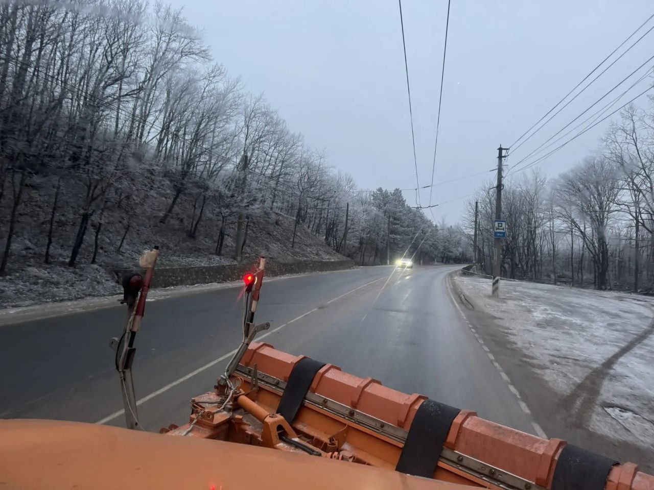 Обстановка на дорогах Крыма вечером 11 января