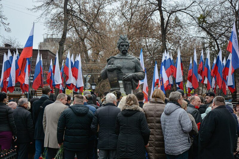 В Симферополе отметили годовщину Переяславской рады