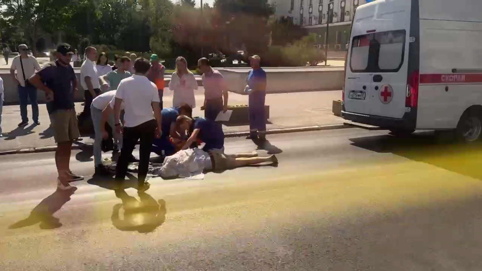 В центре Симферополя сбили пешехода