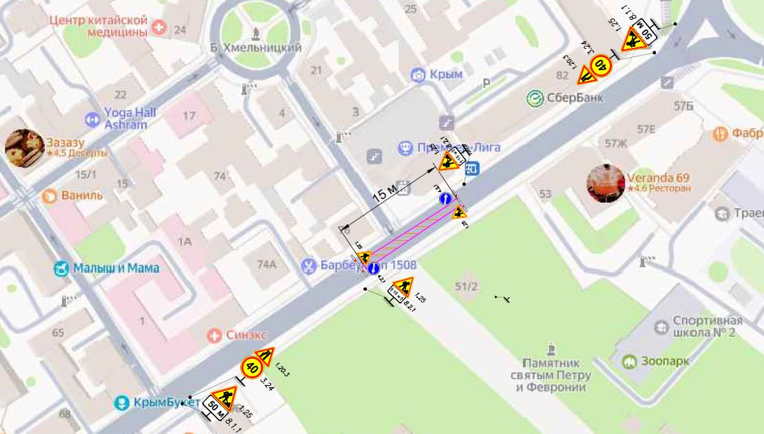 Участок дороги на центральной улице Симферополя перекроют на выходных