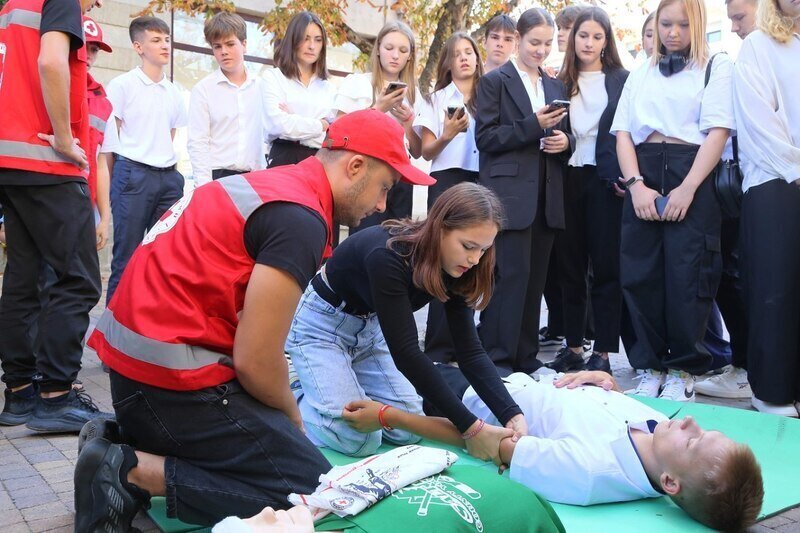 В Симферополе проходят мастер-классы по оказанию первой медпомощи