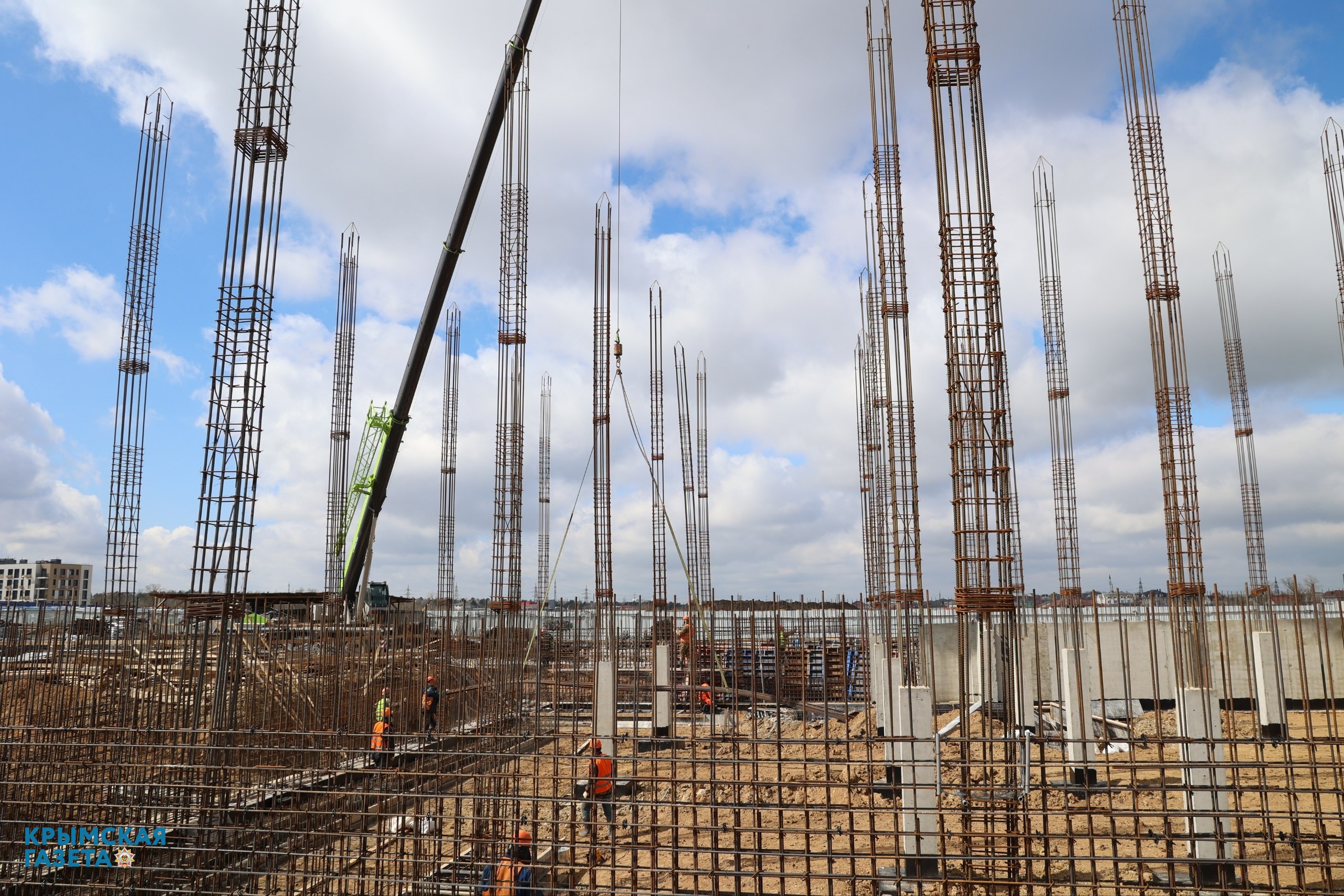 В селе Ана-Юрт Симферопольского района строят детсад на 240 мест