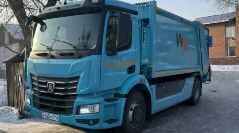 В России прошли испытания электромусоровоза