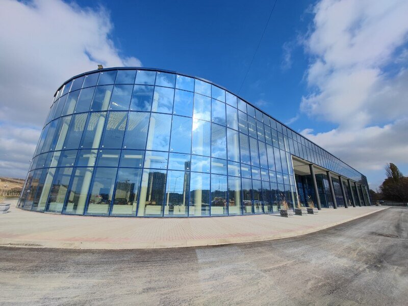 Как выглядит почти готовый Дворец водных видов спорта в Симферополе