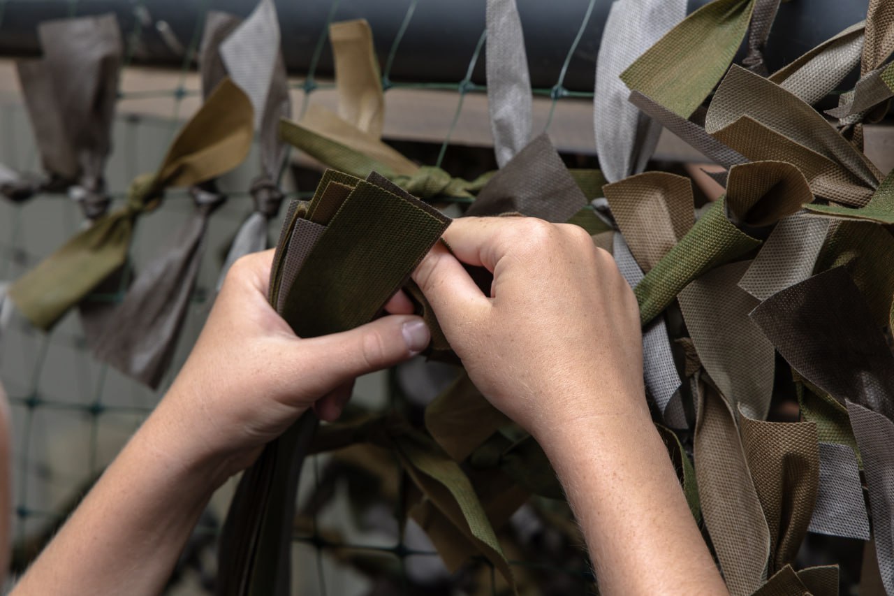 В детском саду Крыма будут плести маскировочные сети