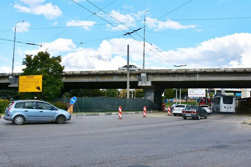 В Симферополе отремонтируют одно из автомобильных колец