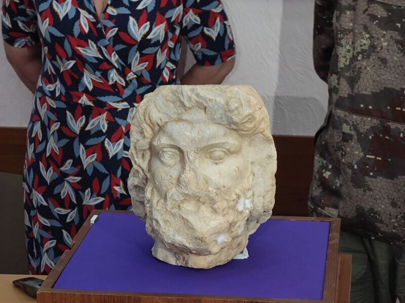 Под Керчью найдена голова боспорского царя Фарнака