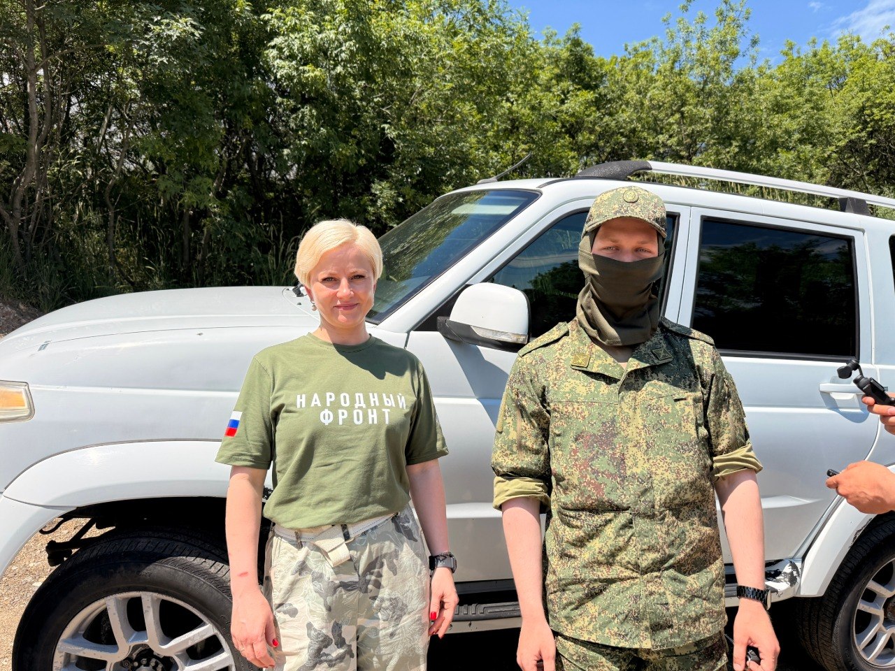 УАЗ "Патриот" отправили спецслужбы Крыма в зону СВО