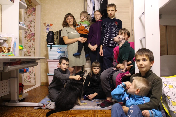 Как Ольга Крамная из Симферопольского района стала мамой для восьми приёмных детей