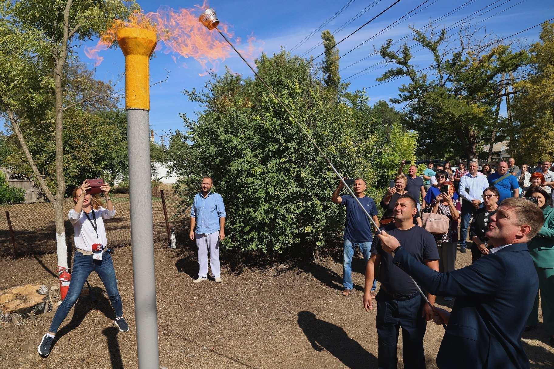 В сёлах Михайловка и Зоркино Нижнегорского района запустили газ