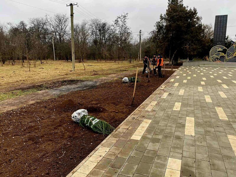 Стало известно, когда завершится благоустройство Аллеи героев в Джанкойском районе
