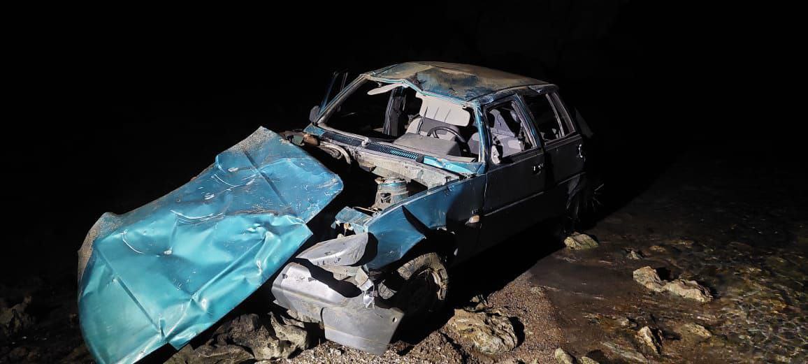  В Ленинском районе автомобиль слетел с обрыва в море