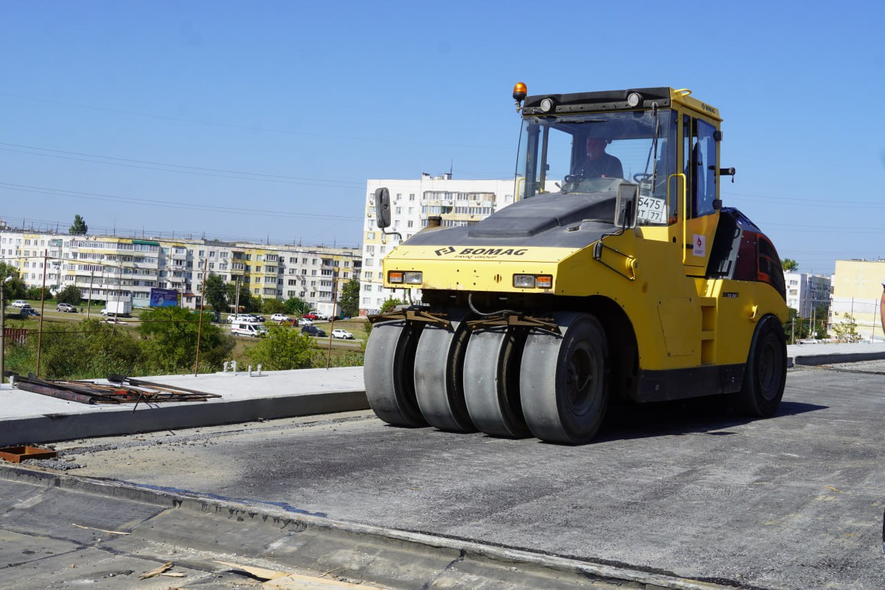 В Керчи завершается реконструкция шоссе Героев Сталинграда