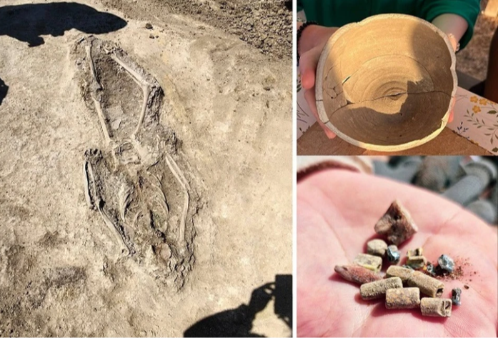 Крымские археологи нашли следы экскаватора в могиле древней сарматской женщины