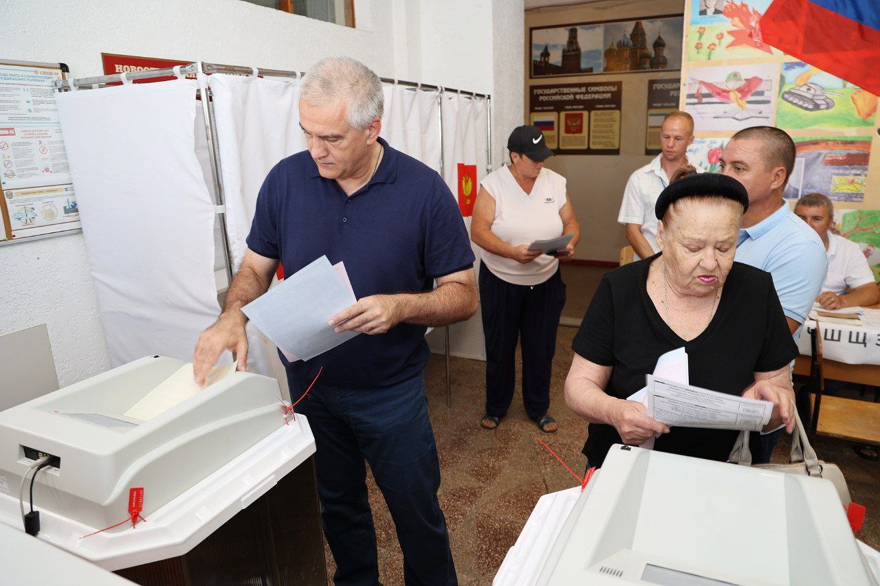 Сергей Аксёнов принял участие в выборах