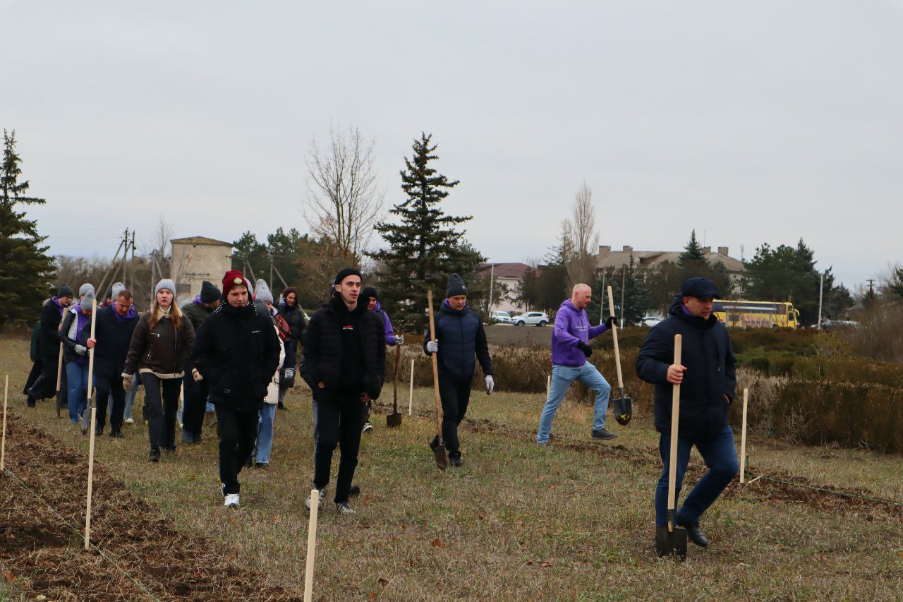 В Крыму создали аллею памяти погибших бойцов СВО