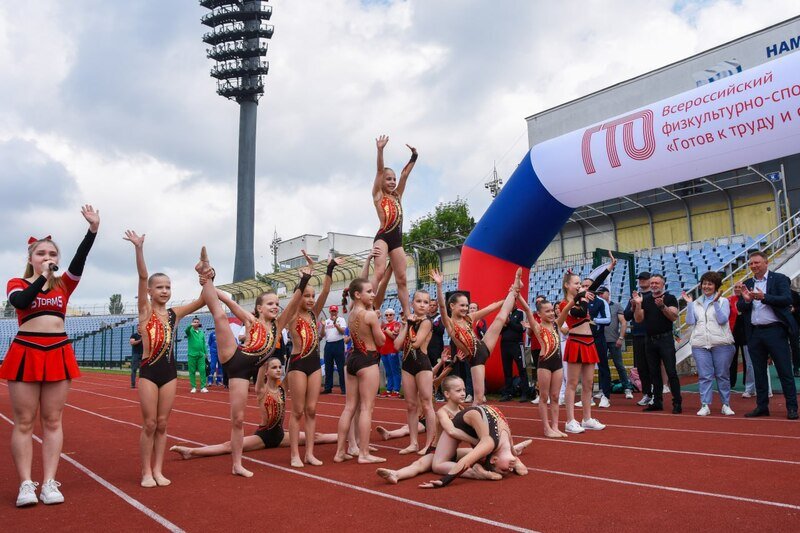 В Симферополе прошёл фестиваль ГТО для школьников