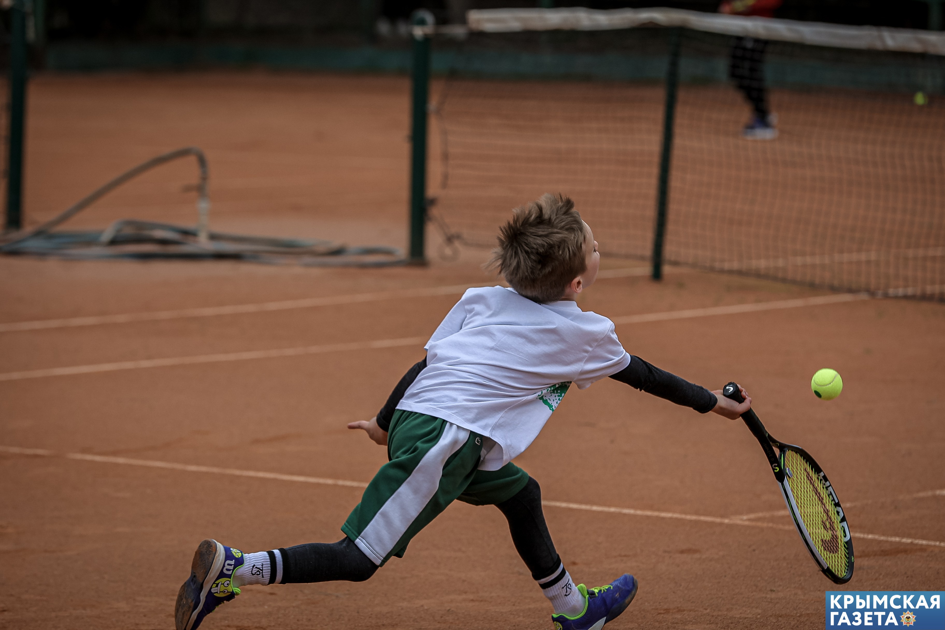 Первенство Республики Крым по теннису среди участников до 10 лет - день первый