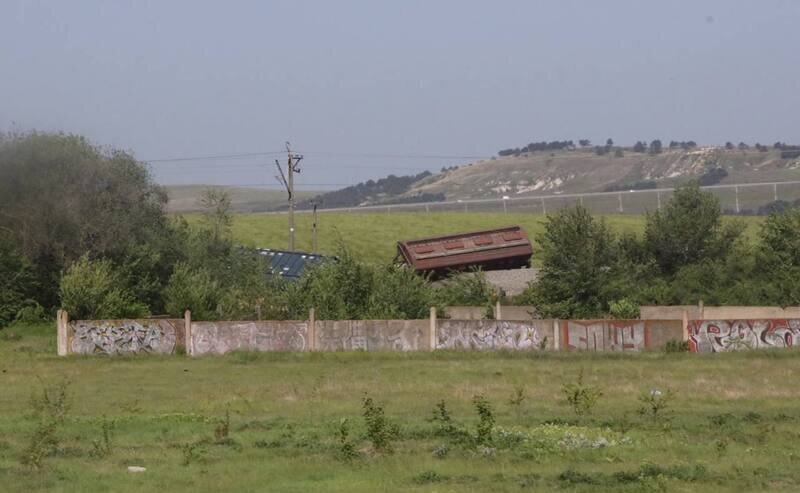 Вагоны с зерном сошли с рельсов под Симферополем 