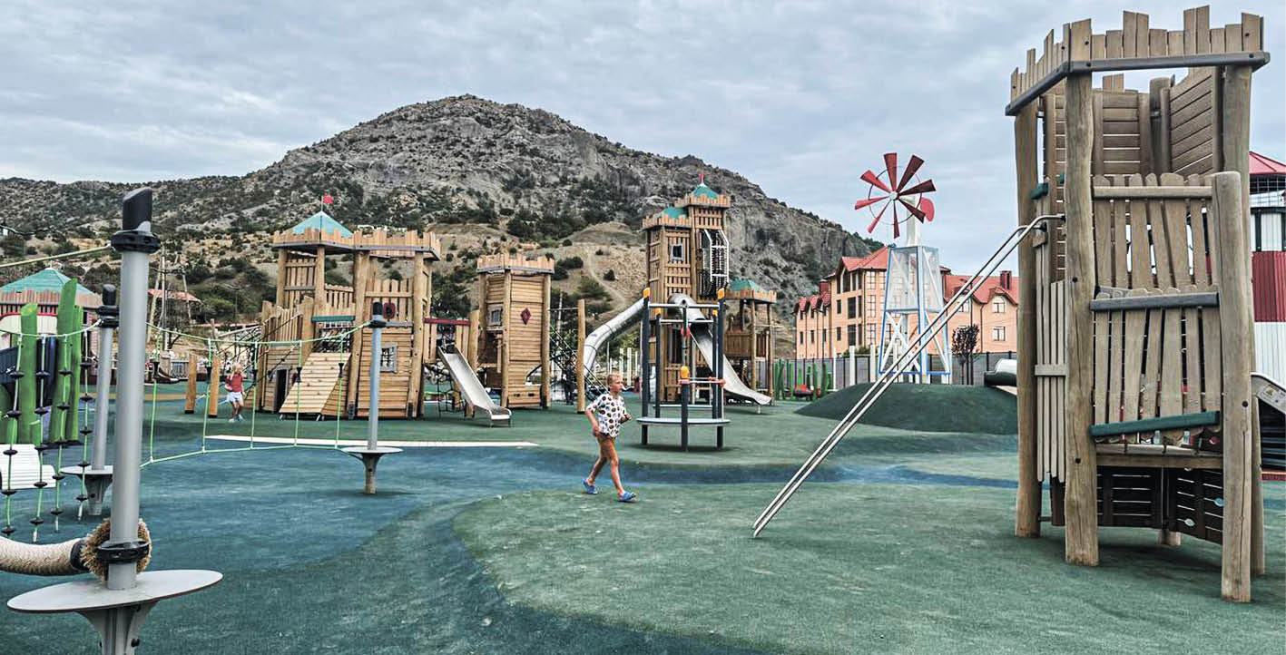 В селе Весёлом под Судаком завершается благоустройство набережной