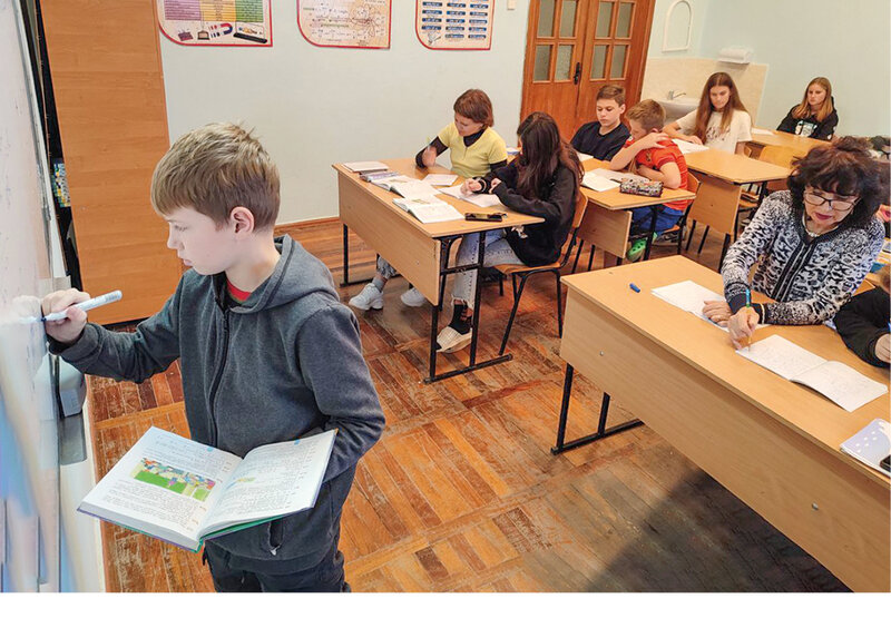 В Евпатории стартовал учебный процесс для детей из Запорожской и Херсонской областей