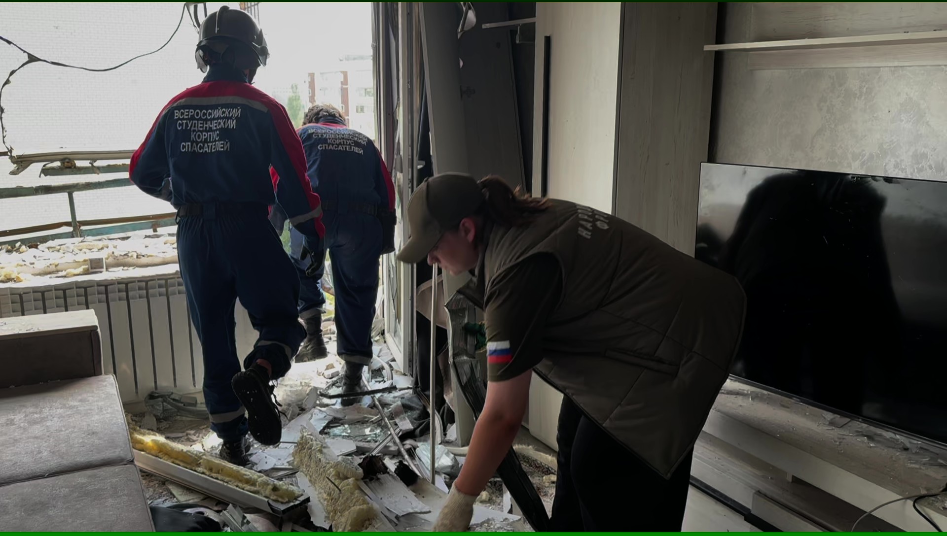 Крымские студенты помогают восстанавливать Курскую область после атак ВСУ