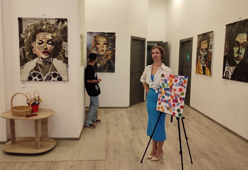 Цифровые коллажи: в Евпатории открылась выставка графического дизайнера, иллюстратора