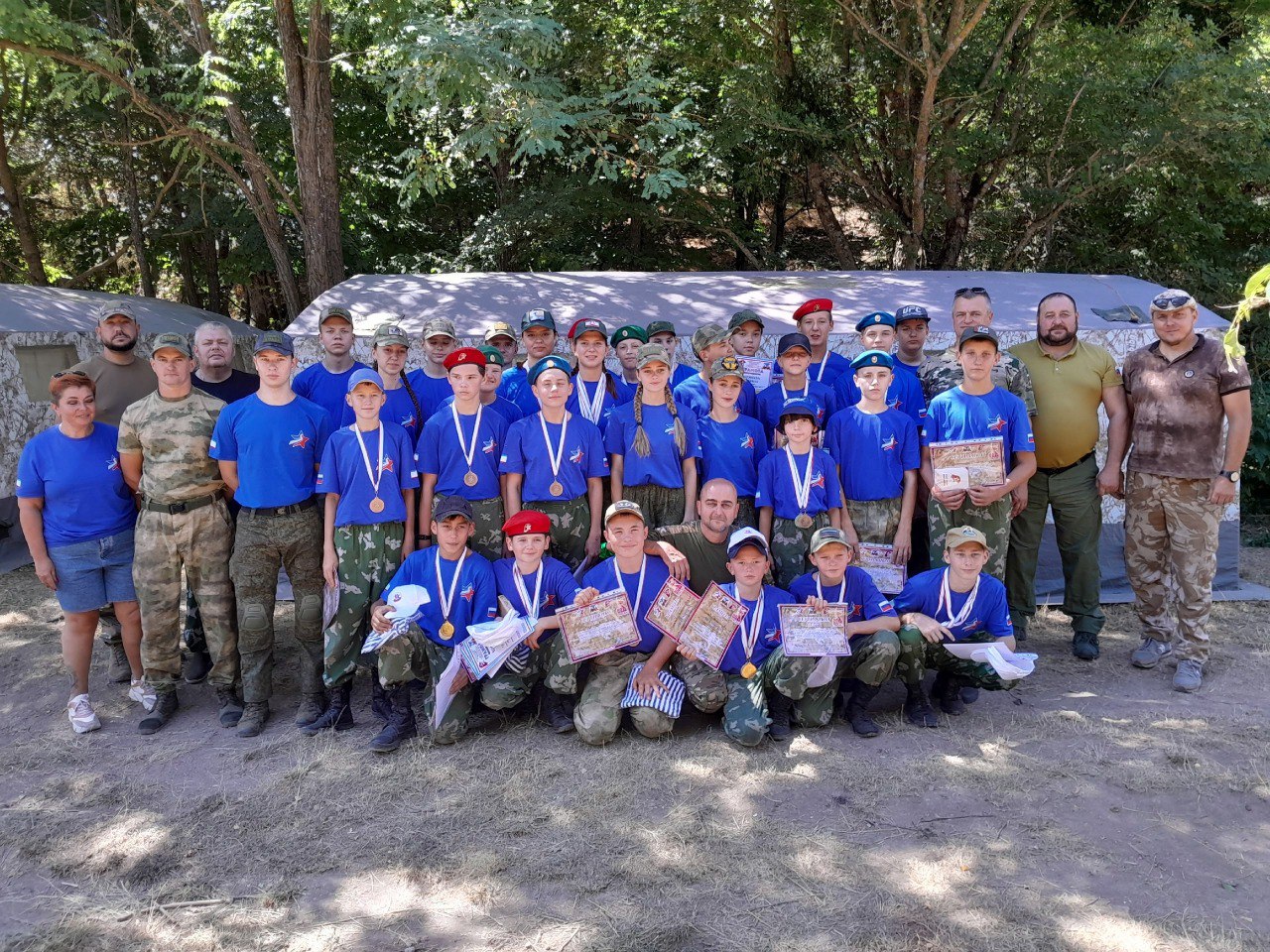  Десять дней испытаний и соревнований: в Крыму завершились военно-полевые сборы юнармейцев