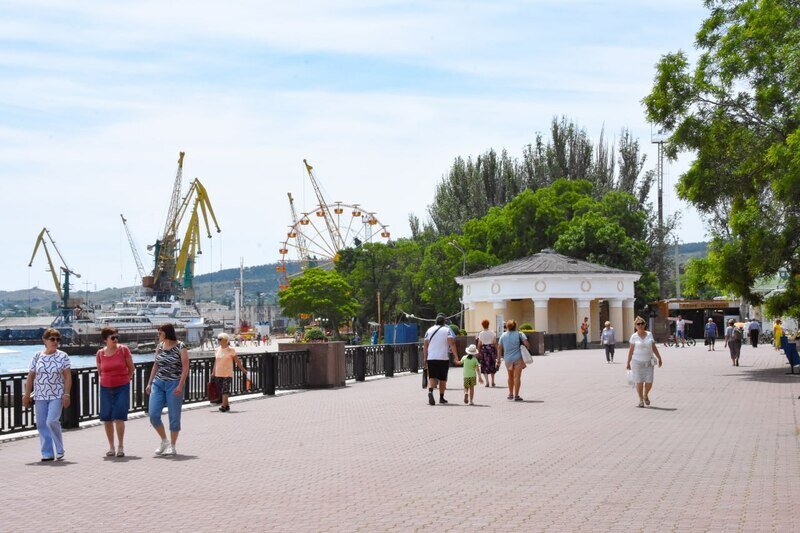 Загрязнения воздуха в Феодосии не выявлено