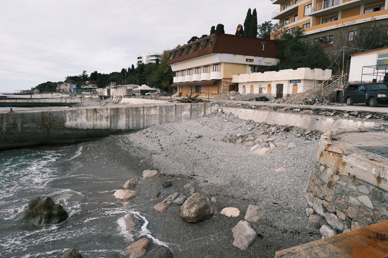 Берегоукрепительные сооружения Большой Ялты отремонтируют за 4,5 миллиарда рублей