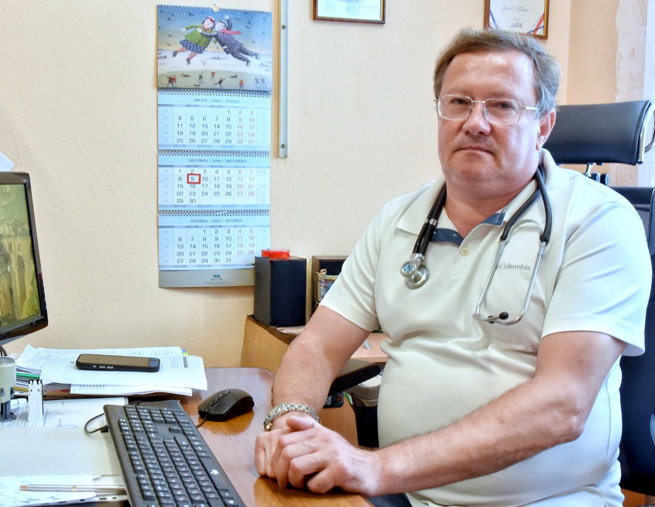 Президент РФ присвоил почётное звание заведующему кардиологическим диспансером больницы в Крыму