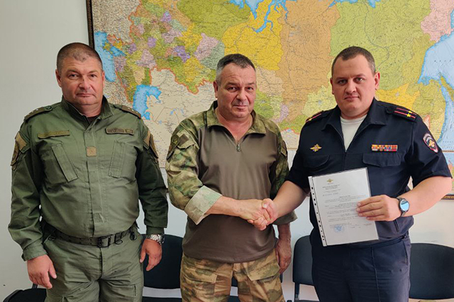 В Феодосии из числа казаков-черноморцев создана народная казачья дружина