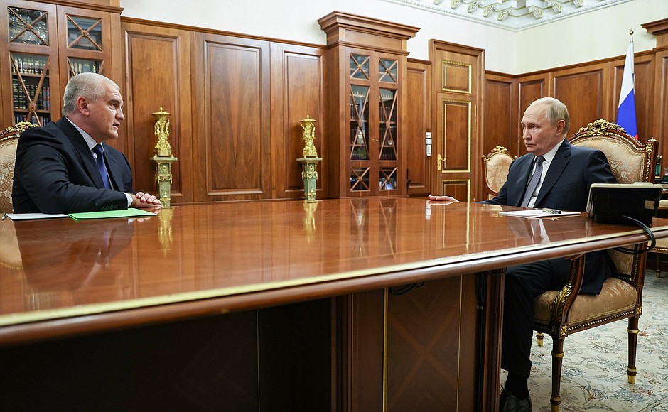 Встреча Владимира Путина с Сергеем Аксёновым: главное