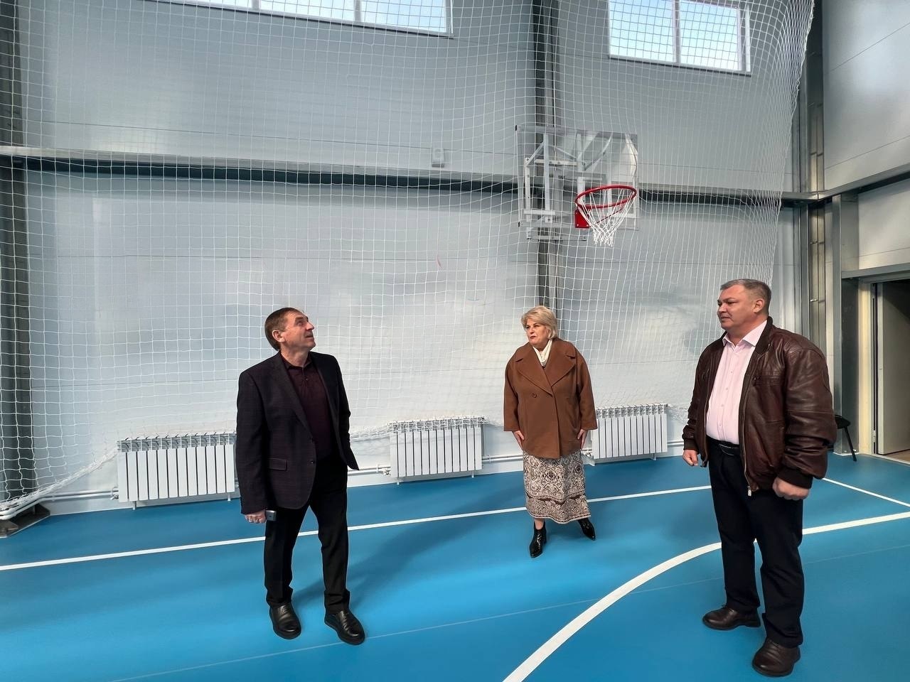 В школе под Алуштой установили модульный спортзал