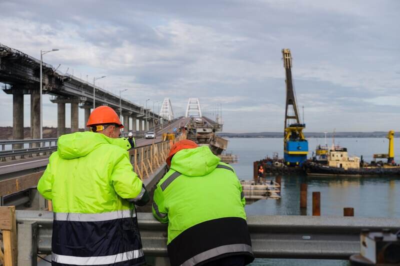 Крымский мост снова закроют для автомобилей