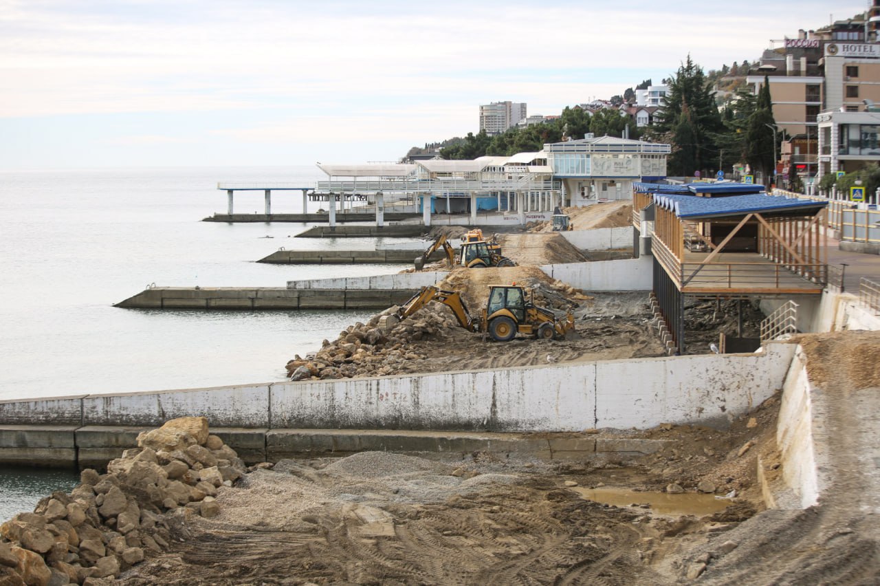 В Крыму капитально отремонтируют 49 берегоукрепительных сооружений