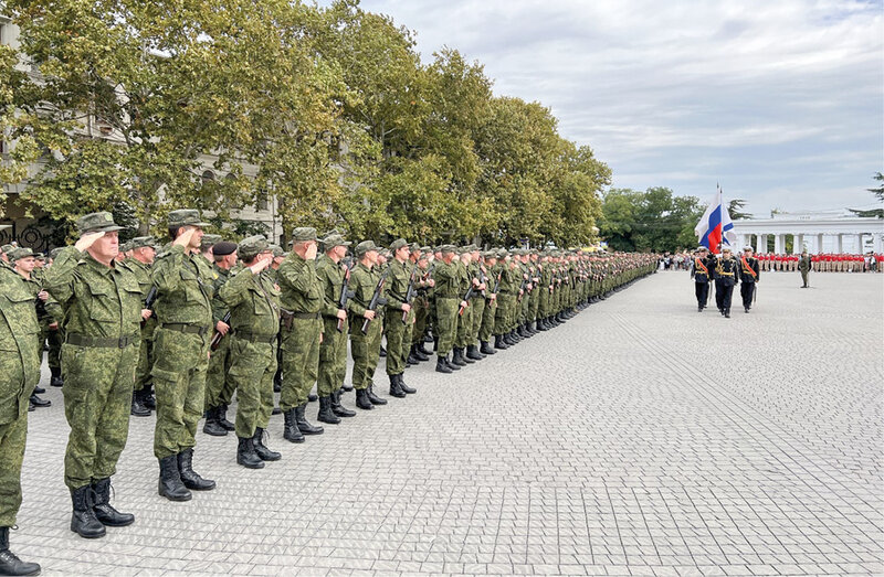 Крымчане, призванные по частичной мобилизации, отправились выполнять свой патриотический долг