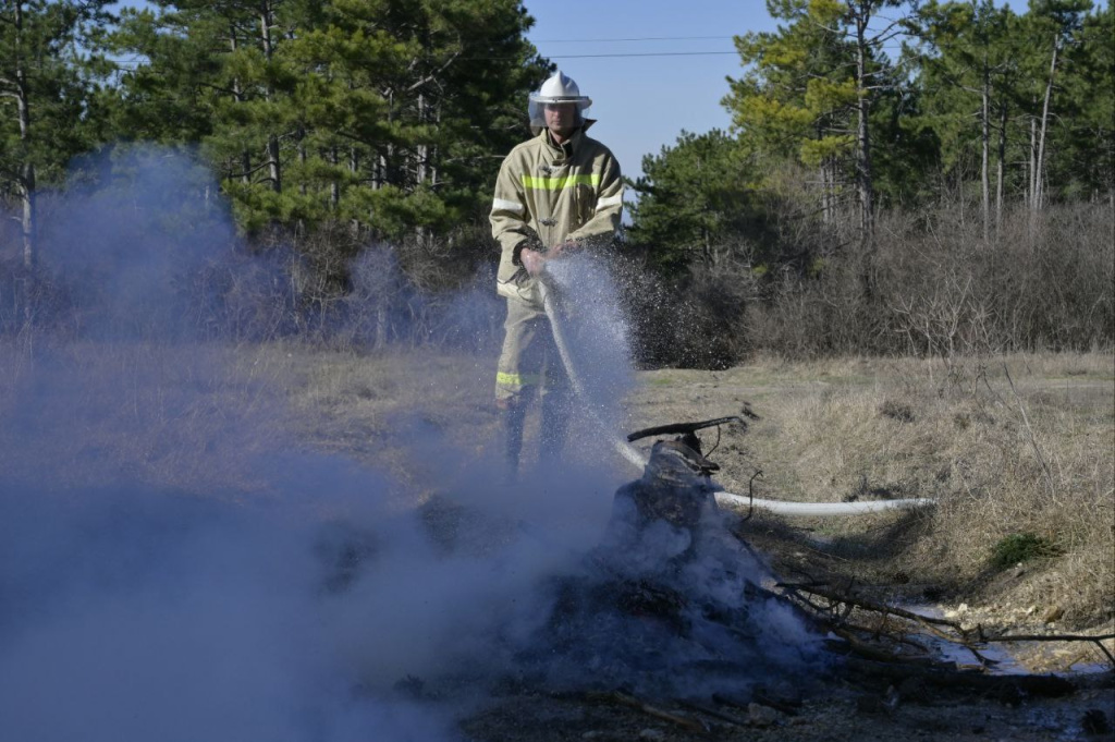 Мобилизационный резерв добровольцев формируют в Крыму для борьбы с пожарами 