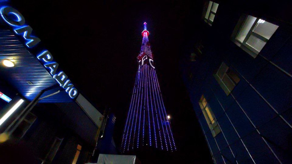 Симферопольскую телебашню подсветят праздничной иллюминацией